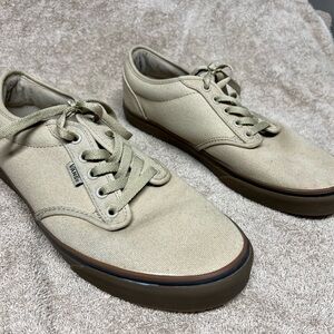 Vans Men's Beige Canvas Sneakers